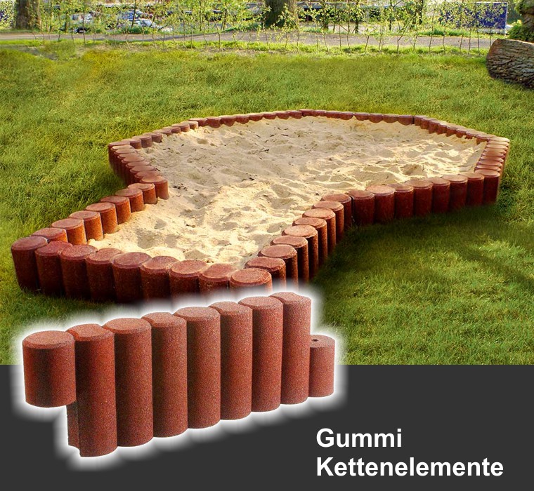 Kettenelemente-Palisaden-aus-Gummigranulat