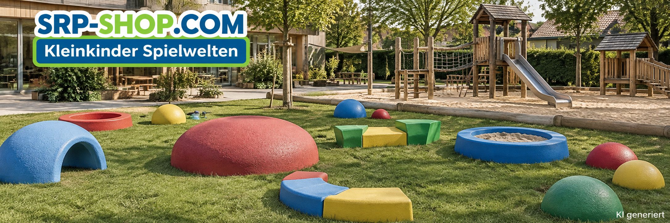 Kleinkinder Elemente - Spielwelten für den privaten Garten, Kindertagesstätten und Fußgängerzonen - sicher Spielen